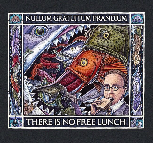 Ray Troll No Free Lunch T-shirt